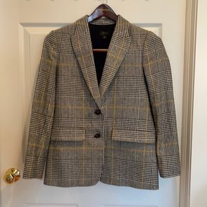 J Crew Houndstooth blazer - Size 2 - Excellent condition!